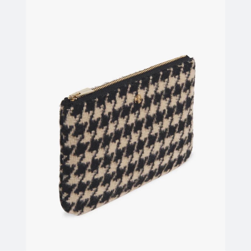 Anine Bing Houndstooth Coin Purse